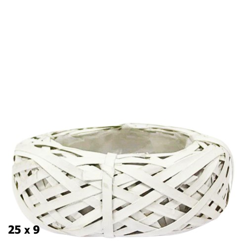 Base Redonda 20x9cm - Branco