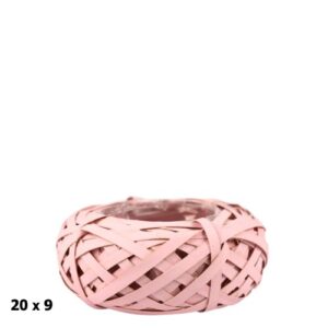 Base Redonda 25x9cm - Rosa