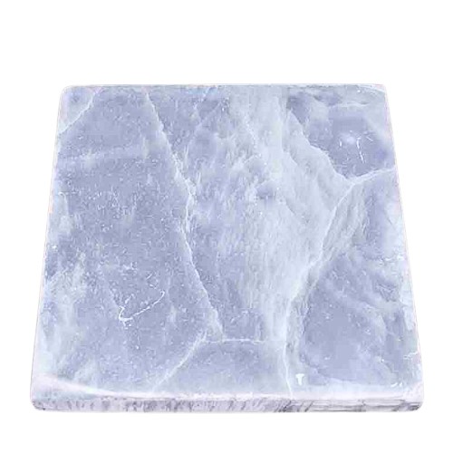 Base Quadrada em Selenita 18cm