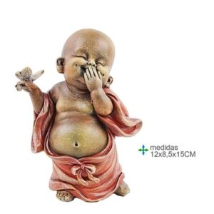 Buda em Resina 12x8,5x15cm