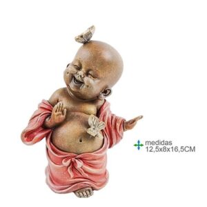 Buda em Resina 12,5x8x16,5cm