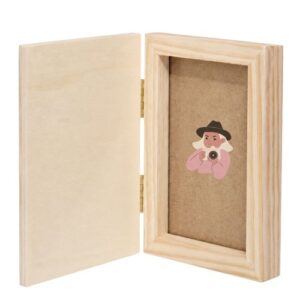 Moldura em Madeira com Porta 12x17x3cm