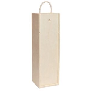 Caixa em Madeira para Garrafa 11x36x11cm