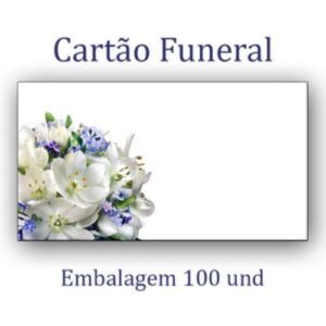 Cartões de Funeral - Sem Mensagem