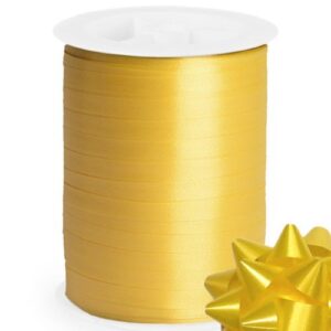 Rolo de Fita para Laços 10mm x 250m - Amarelo