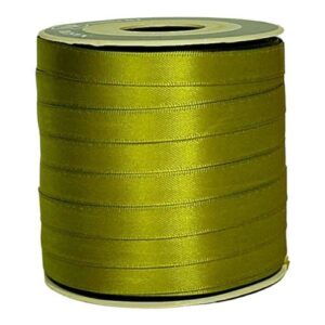 Rolo de Fita de Cetim 10mm x 50m - Verde Azeitona