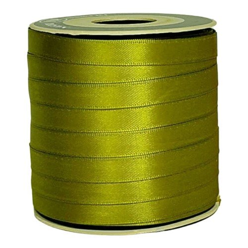 Rolo de Fita de Cetim 10mm x 50m - Verde Azeitona
