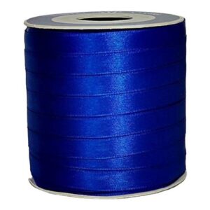 Rolo de Fita de Cetim 10mm x 50m - Azul Escuro