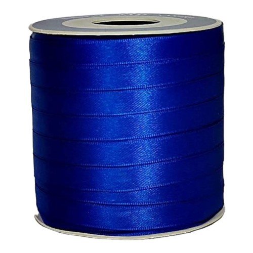 Rolo de Fita de Cetim 10mm x 50m - Azul Escuro