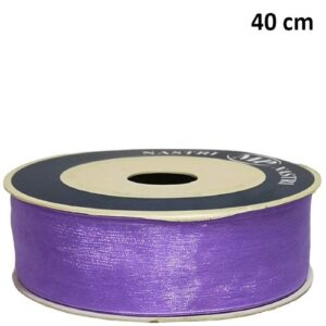Rolo de Fita de Organza 40mm x 50m - Lilás
