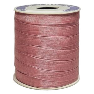 Rolo de Fita de Organza 10mm x 100m - Rosa Velho