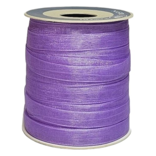 Rolo de Fita de Organza 10mm x 100m - Lilás