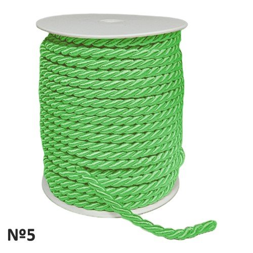 Rolo de Cordão Floral Nº5 25m - Verde Lima