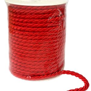 Rolo de Cordão Floral Nº5 25m - Vermelho