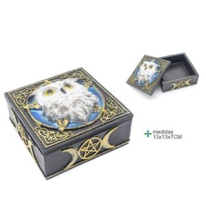 Caixa Mocho em Resina 13x13x7cm