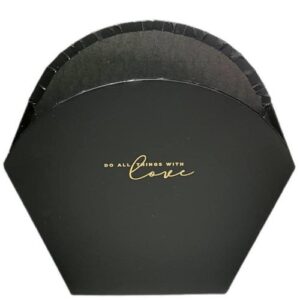 Caixa Vaso em Cartão 22x21,5cm - Preto