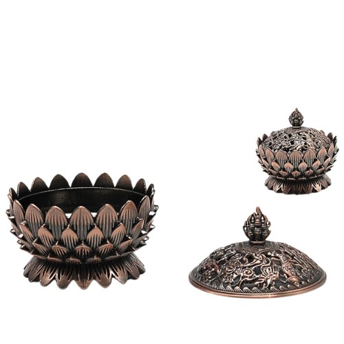 Turíbulo Defumador em Metal - Bronze