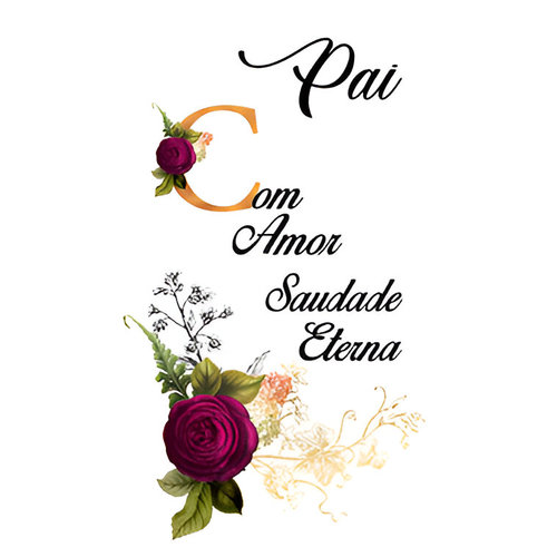 Etiqueta Decorativa para Velas - 202 Pai