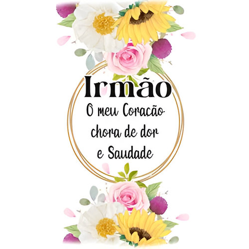 Etiqueta Decorativa para Velas - 254 Irmão