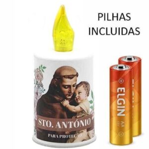 Vela Elétrica com Pilhas - Santo António