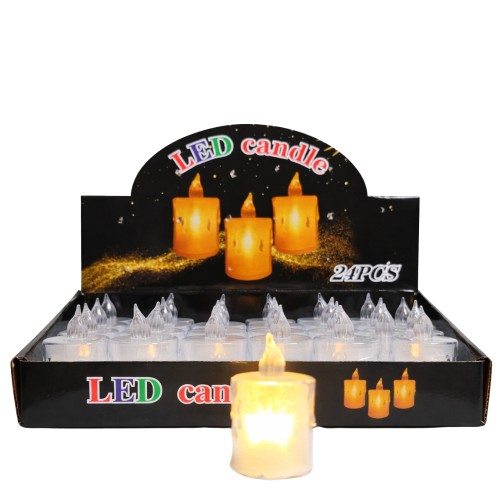 Vela Elétrica LED 7cm com Pilhas