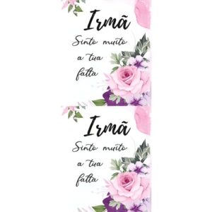 Etiqueta Decorativa para Velas - 414 Irmã, Pequeno