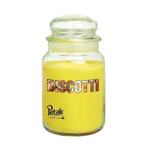 Vela Perfumada em Frasco - 500g, Baunilha e Macaron