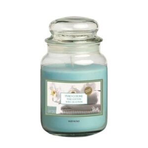 Vela Perfumada em Frasco - 500g, Puro Algodão