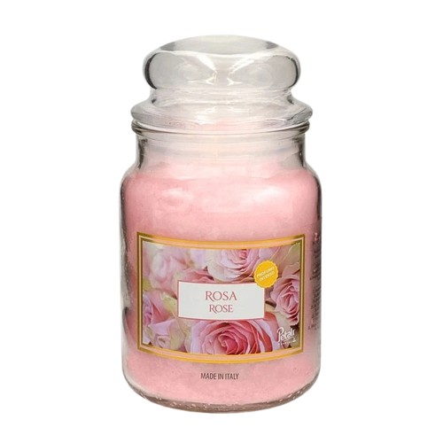 Vela Perfumada em Frasco - 500g, Rosa