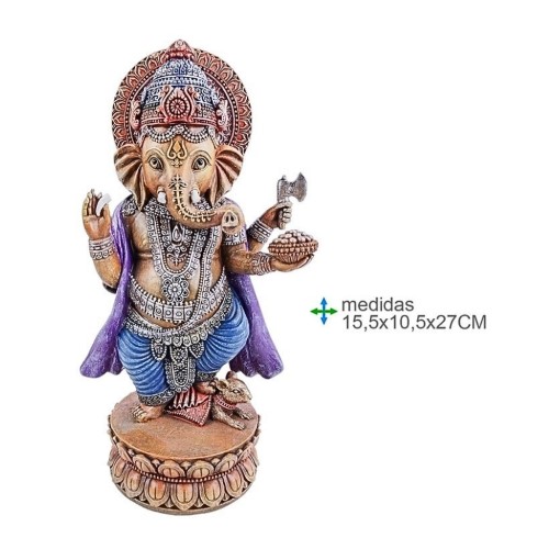 Ganesha em Resina 15,5x10,5x27cm