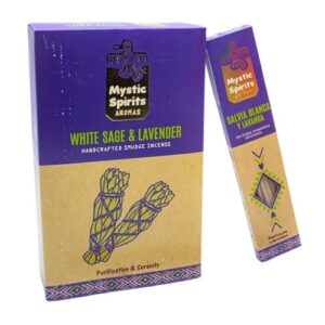 Incenso Mystic Spirits em Vareta - Sálvia Branca e Lavanda