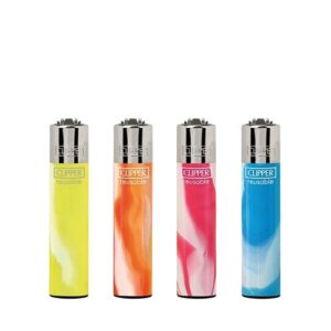 Isqueiro Clipper Mini Recarregável - Flou Nebula Branded