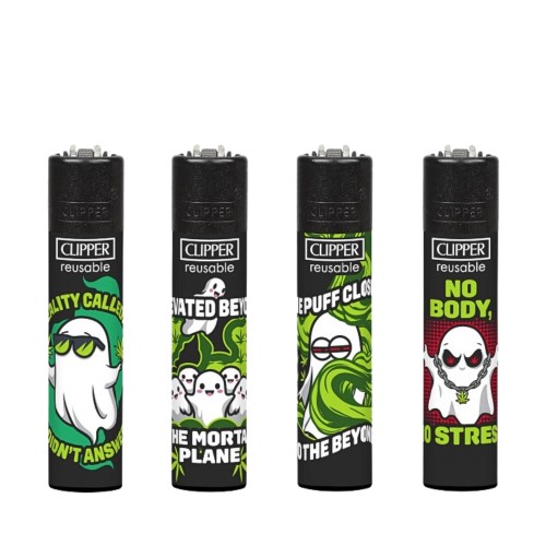 Isqueiro Clipper Recarregável - Paranormal Puffs