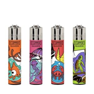 Isqueiro Clipper Recarregável - Sea Bottles