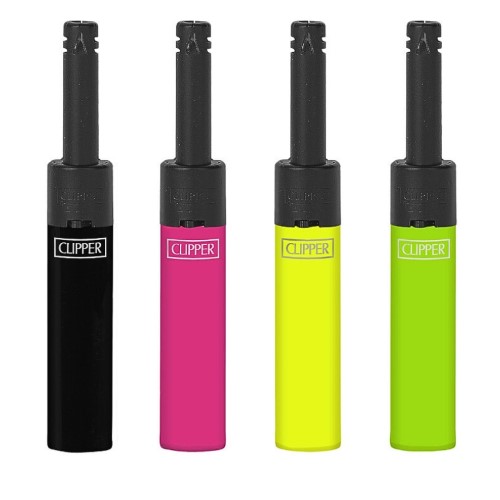 Isqueiro Clipper Mini Tube Recarregável - Color Neon