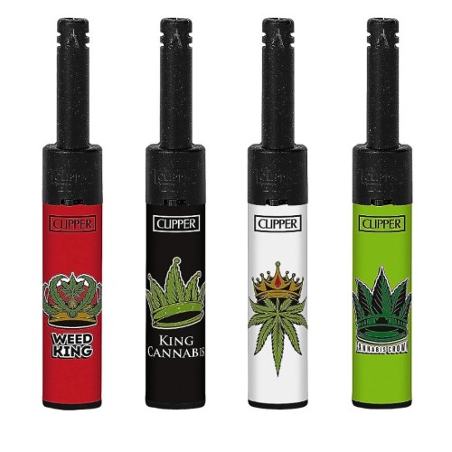 Isqueiro Clipper Mini Tube Recarregável - Canna King