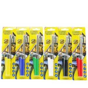 Blister Isqueiro Clipper Tube Plus Recarregável
