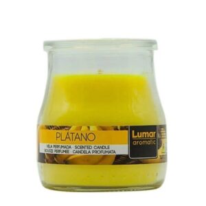 Vela Perfumada em Copo de Iogurte - Amarelo, Banana
