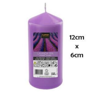Vela Perfumada 12x5,7cm - Lilás, Lavanda Spa