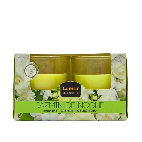 Vela Perfumada em Copo de Vidro - Pack 2, Jasmim