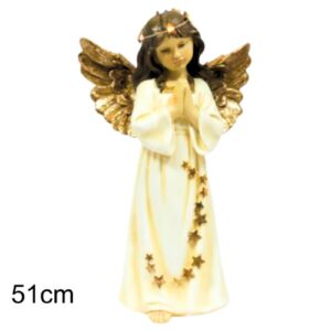 Anjo Ajoelhado em Marfinite LED 51cm