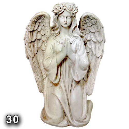 Anjo Ajoelhado em Marfinite LED 30cm