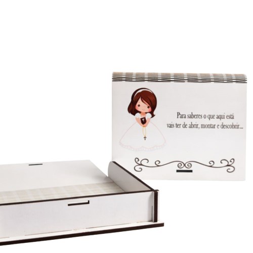 Caixa Livro com Dedicatória em MDF 3mm