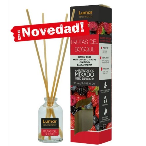Ambientador Mikado 30ml Lumar - Frutos do Bosque
