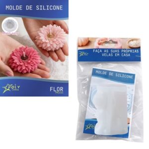 Molde em Silicone para Velas, Resinas, Sabão e Gesso - Margarida