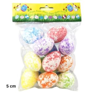 Ovos de Páscoa Decorativos 5cm - Pack 12