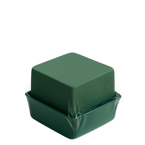Base com 1/2 Esponja Floral Quadrada para Flores Naturais