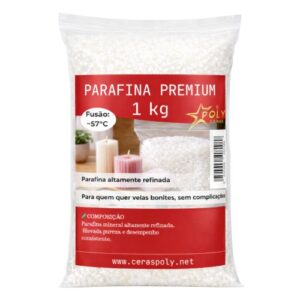 Parafina Sólida 1kg - Branco