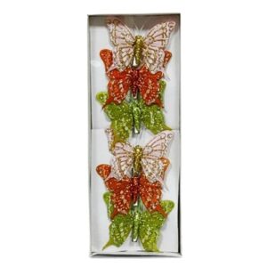 Mola Decorativa Borboleta para Arranjos 8cm - Pack 12