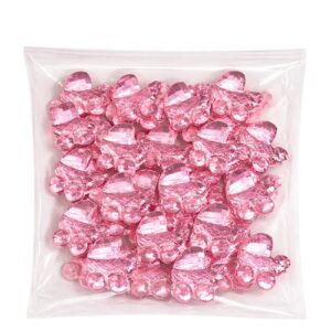 Figuras Decorativas em Plástico - Pack 50, Carrinho de Bebé, Rosa